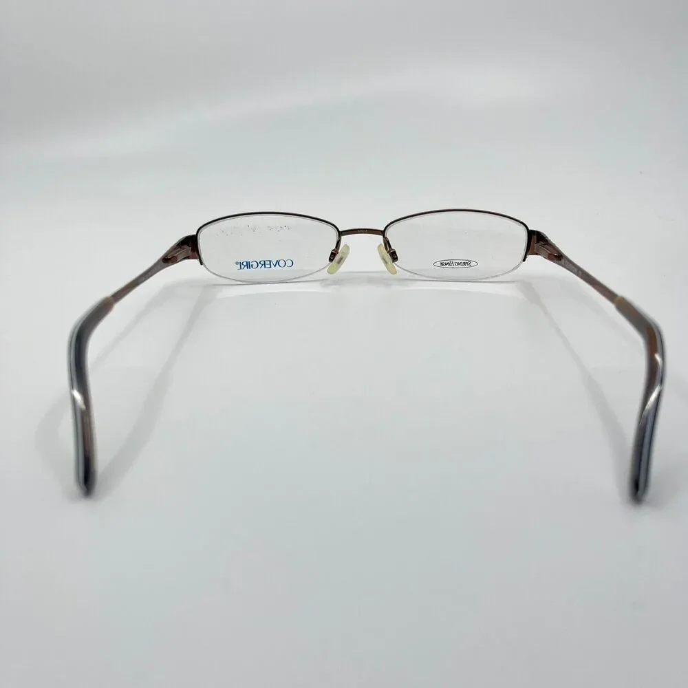 CoverGirl Womens Eyeglasses Frame‎ Brown CG384 52-18-135 H6732